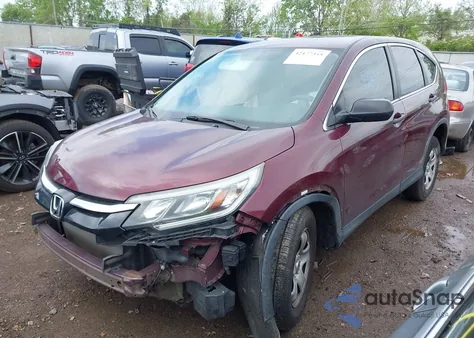 2015 Honda Cr-V Lx из США, поврежденный, VIN 5J6RM4H37FL086443